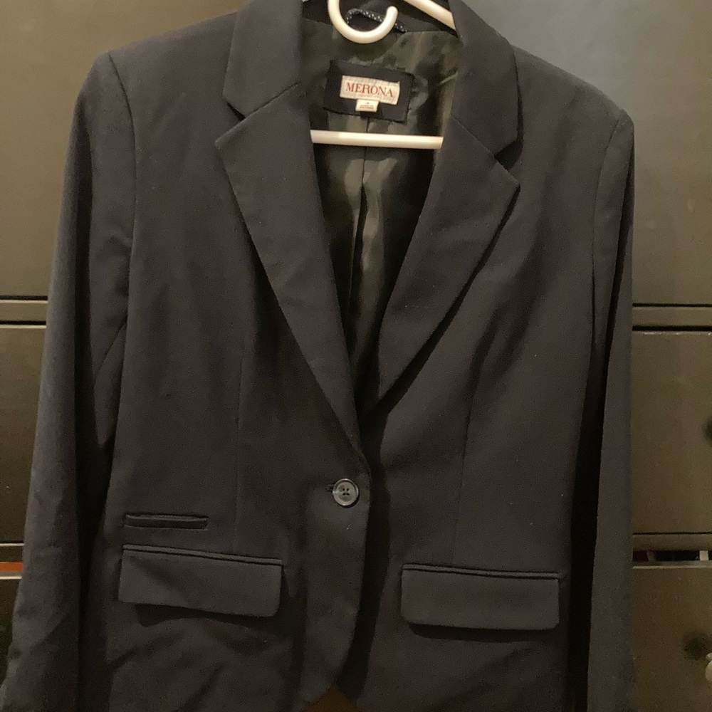 Merona one button Navy blazer